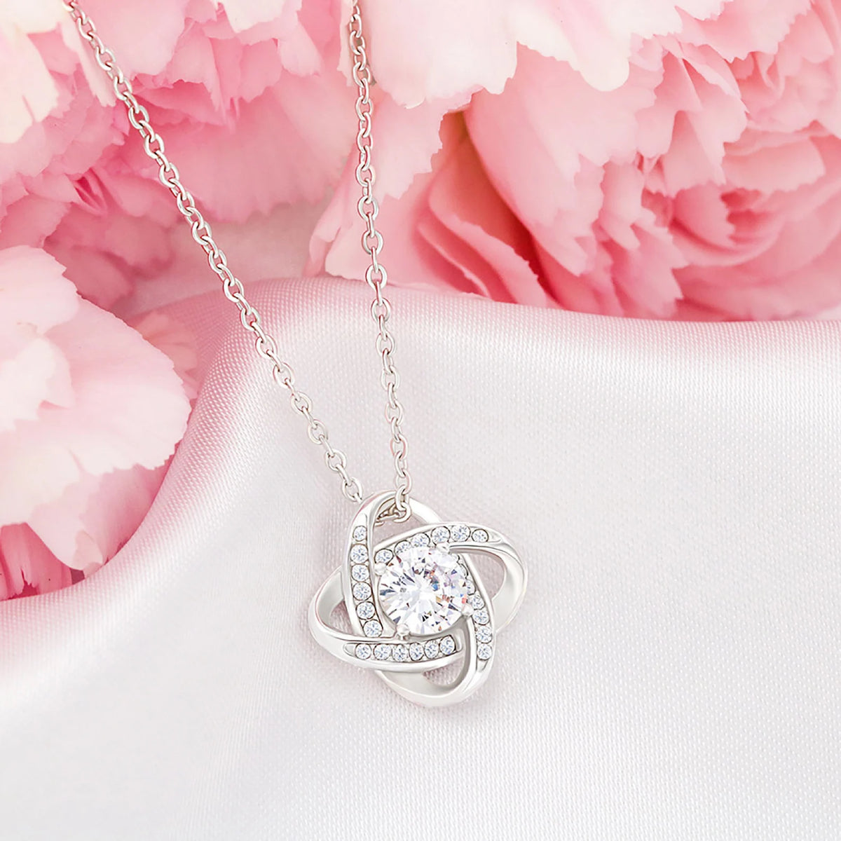 You Gave Me The Confidence – To My Beautiful Mom Love Knot, Mom Necklace, Mom Birthday Gift, Mother’s Day Gifts