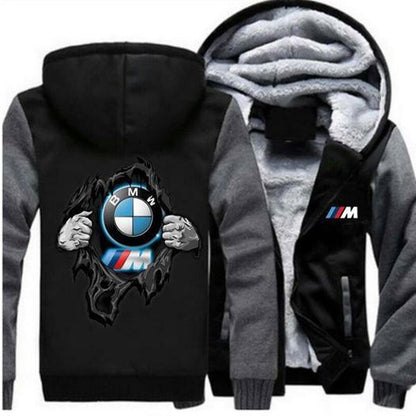 BMW Hoodie BMW Hooded Sweatshirt Dark Grey