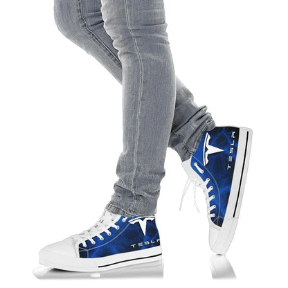 TSL Shoes TSL Thunder Blue High-Top Shoes V04