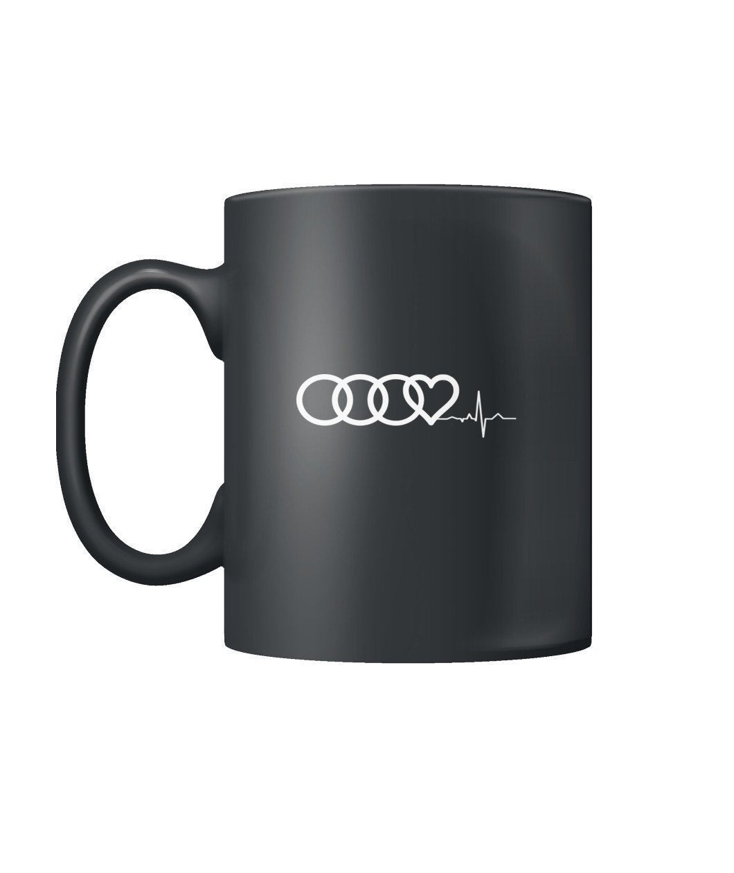 Audi herzschlag Tasse Color Coffee Mug - TeePerfect 