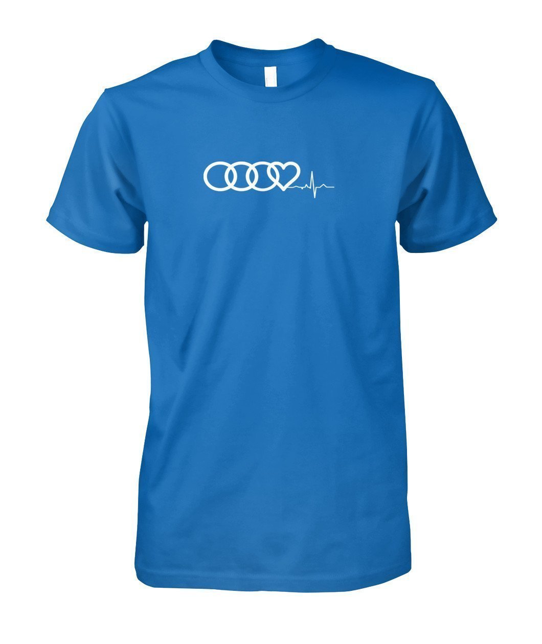 Audi Heart Beat Unisex Cotton T SHIRT