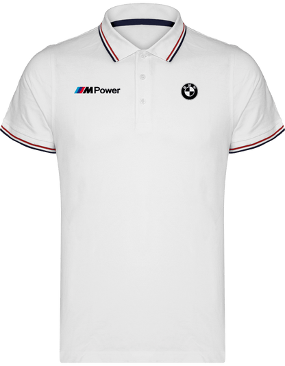 BMW Polo Shirt Maille Piquées 2 bandes