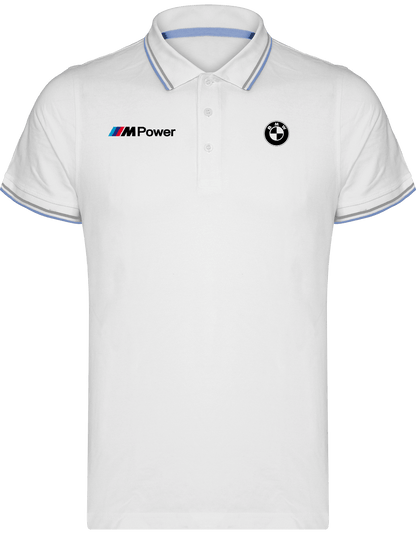 BMW Polo Shirt Maille Piquées 2 bandes