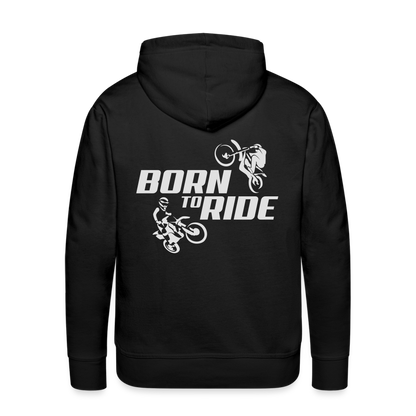 Born to Ride Motocross Men’s Premium Hoodie - black