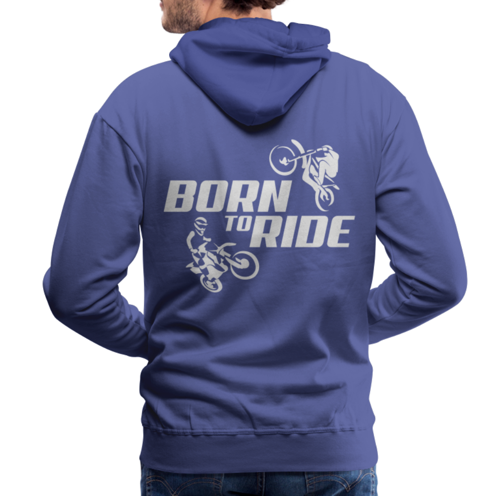 Born to Ride Motocross Men’s Premium Hoodie - royal blue