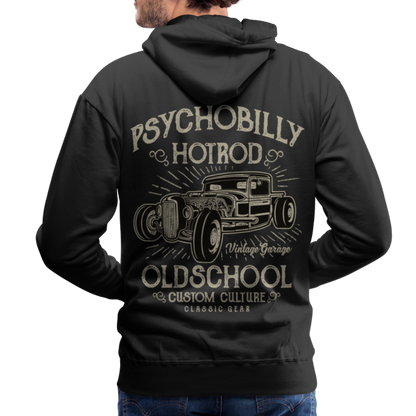 Psychobilly hotrod Men’s Premium Hoodie - black