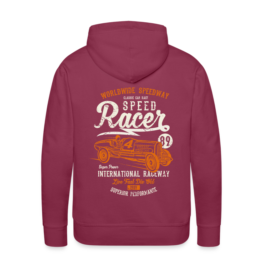 Speed Racer Men’s Premium Hoodie - bordeaux