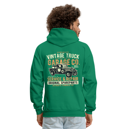 Vintage truck Cars Men's Hoodie - kelly green