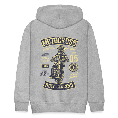 Motocross design Motorcycle Men’s Premium Hoodie - heather grey