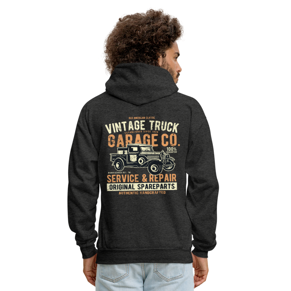 Vintage truck Cars Men's Hoodie - charcoal grey