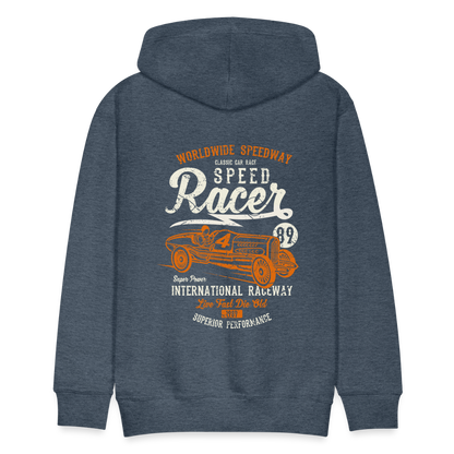 Speed Racer Men’s Premium Hoodie - heather denim