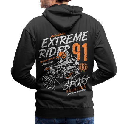 Extremerider Motorcycle Men’s Premium Hoodie - black