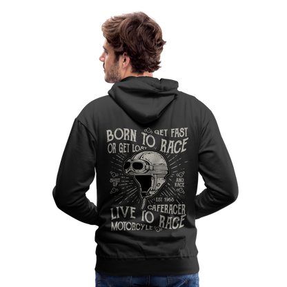 Born to Race Car's Men’s Premium Hoodie - black