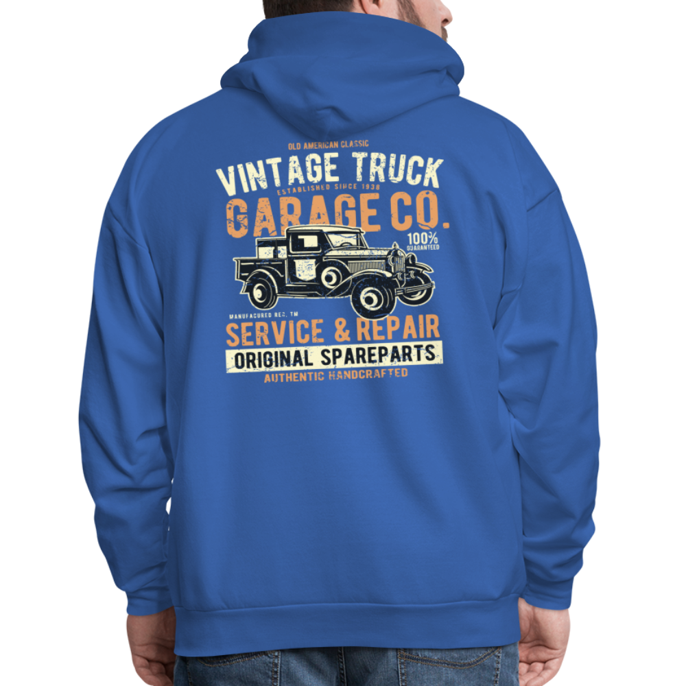 Vintage truck Cars Men's Hoodie - royal blue