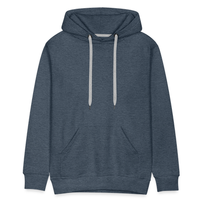 Hot Rods Race Classic Men’s Premium Hoodie - heather denim