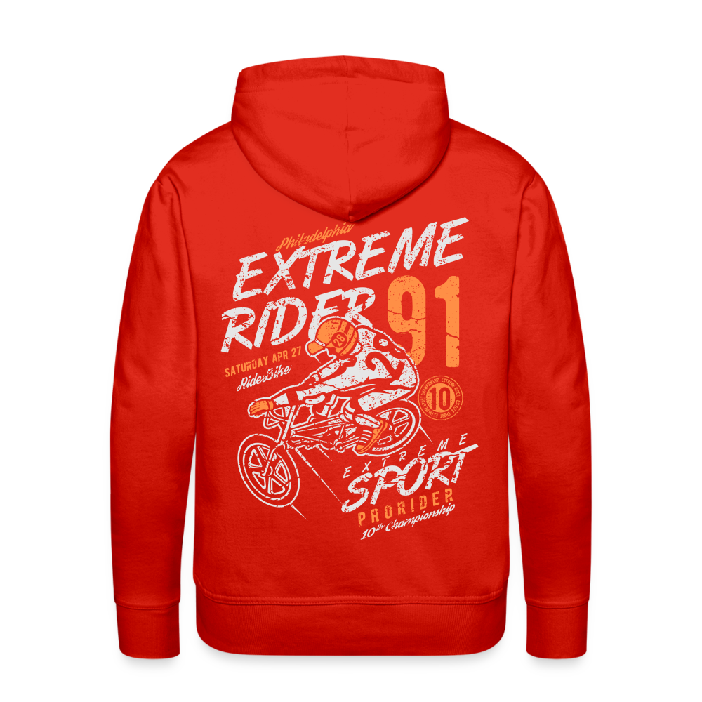 Extremerider Motorcycle Men’s Premium Hoodie - red