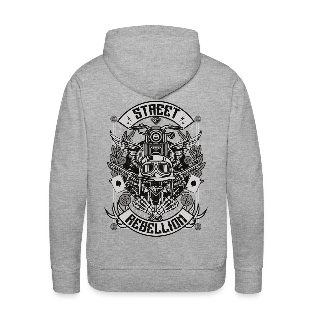 Street Rebellion Men’s Premium Hoodie - heather grey