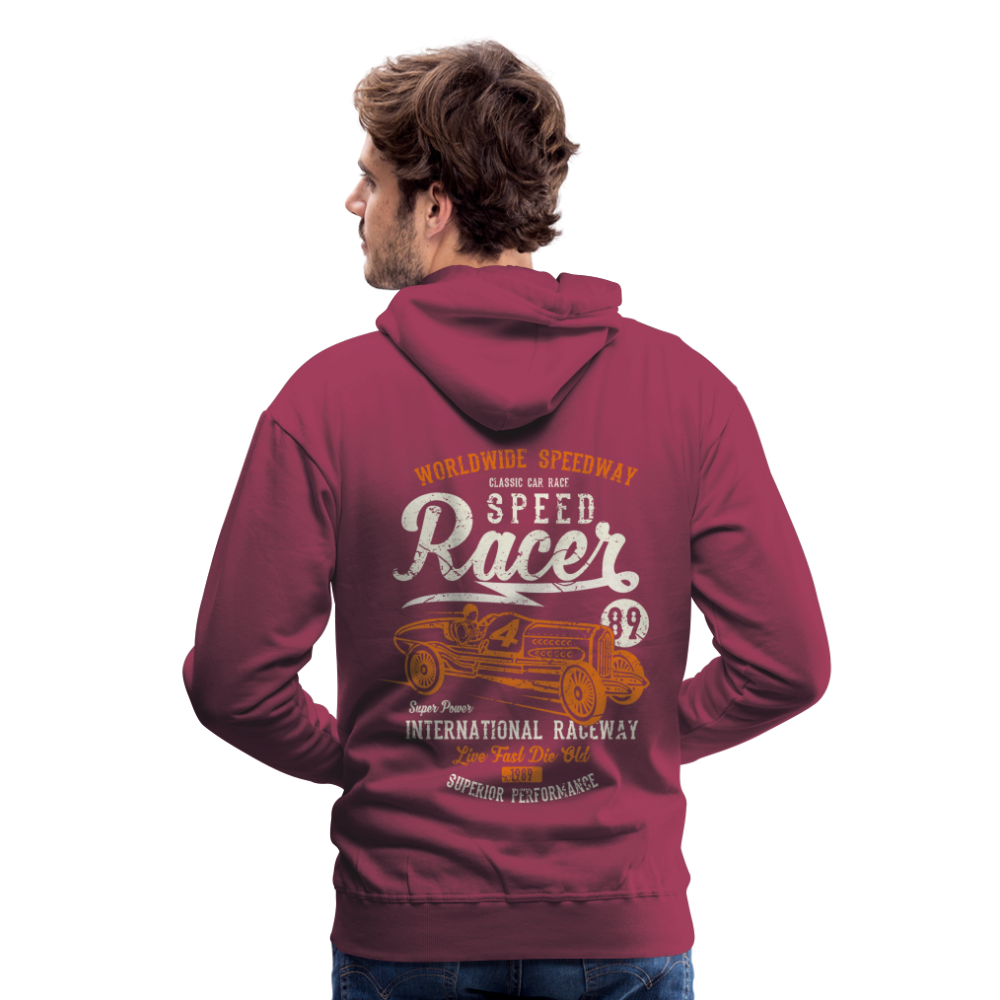 Speed Racer Men’s Premium Hoodie - bordeaux