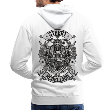 Street Rebellion Men’s Premium Hoodie - white