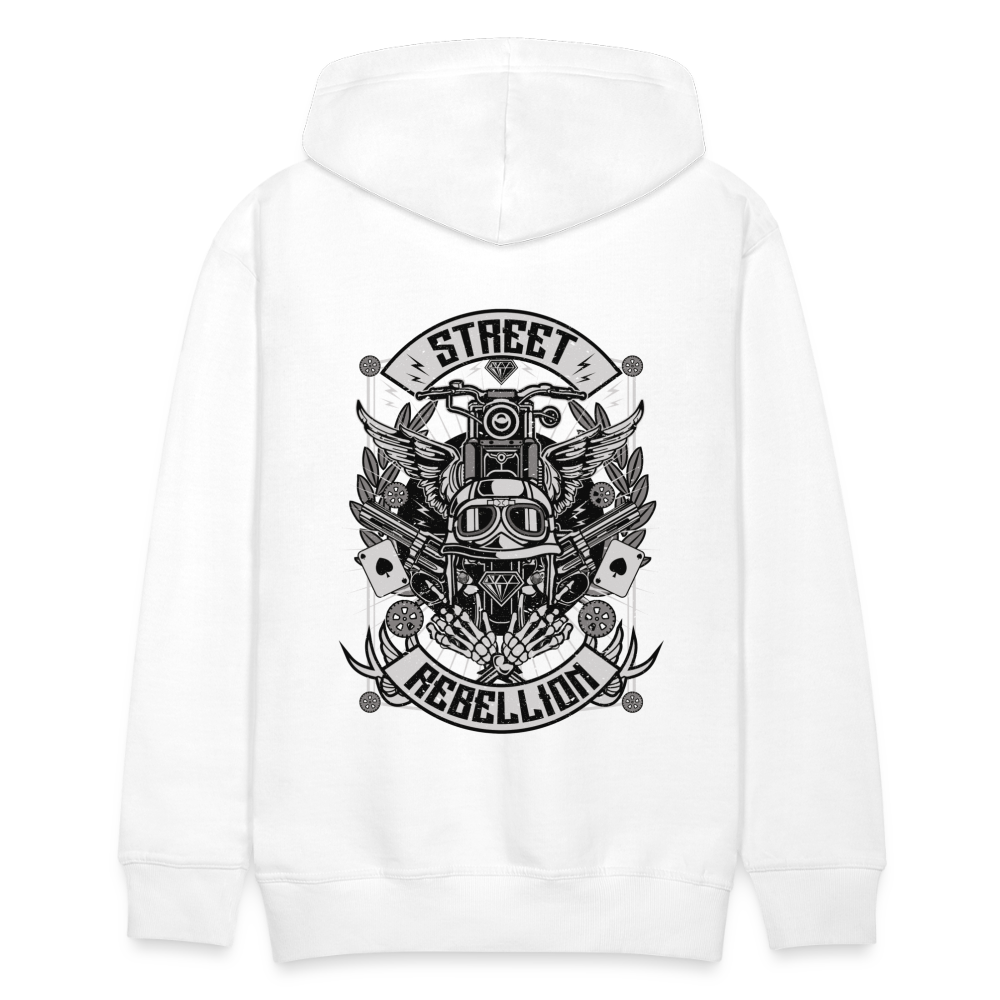 Street Rebellion Men’s Premium Hoodie - white