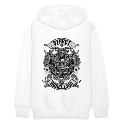 Street Rebellion Men’s Premium Hoodie - white