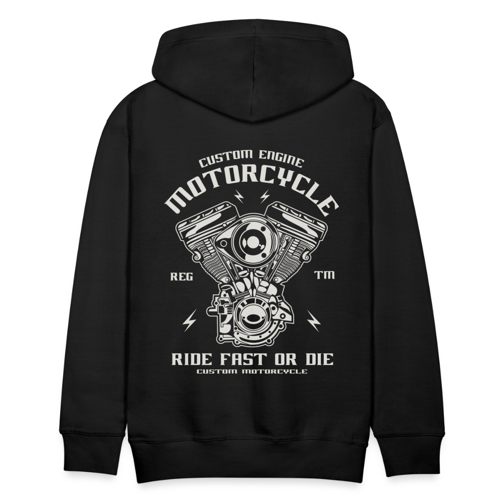 Ride Fast or Die Motorcycle Men’s Premium Hoodie - black