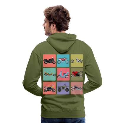 Motorcycles Men’s Premium Hoodie - olive green