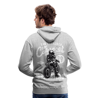 Motorcycle San Francisco Caferacer Men’s Premium Hoodie - heather grey