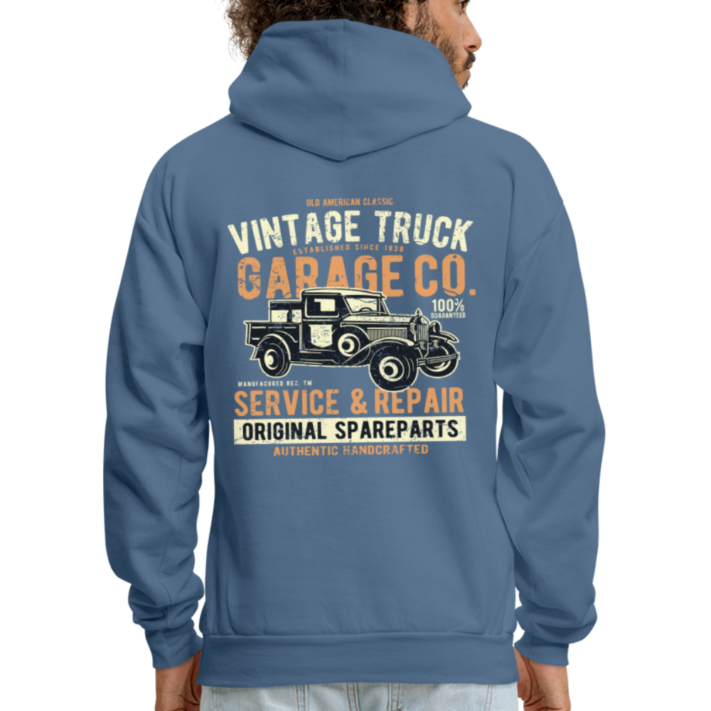 Vintage truck Cars Men's Hoodie - denim blue