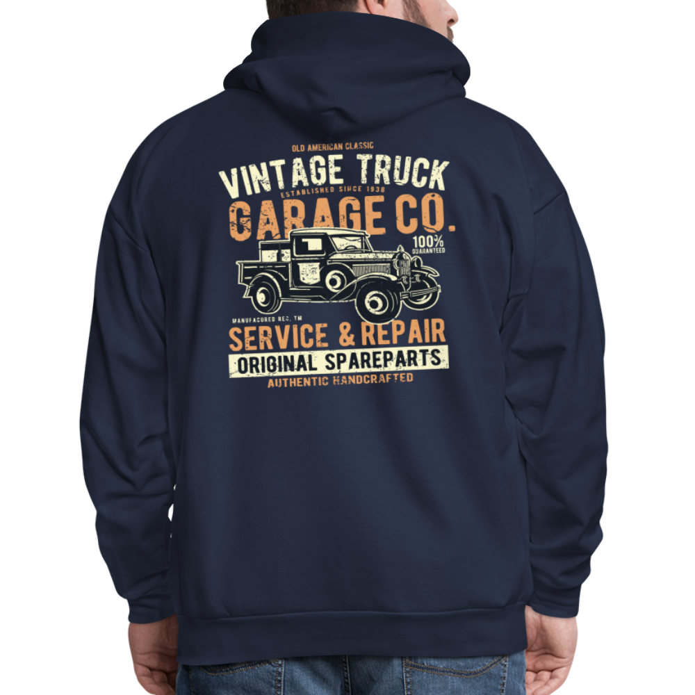 Vintage truck Cars Men's Hoodie - navy