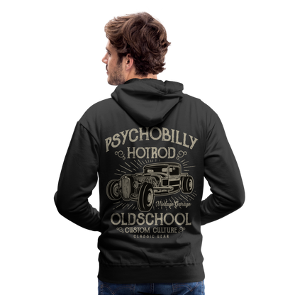 Psychobilly hotrod Men’s Premium Hoodie - black