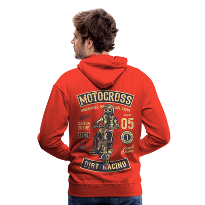 Motocross design Motorcycle Men’s Premium Hoodie - red