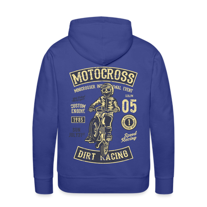 Motocross design Motorcycle Men’s Premium Hoodie - royal blue