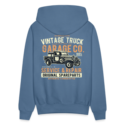 Vintage truck Cars Men's Hoodie - denim blue