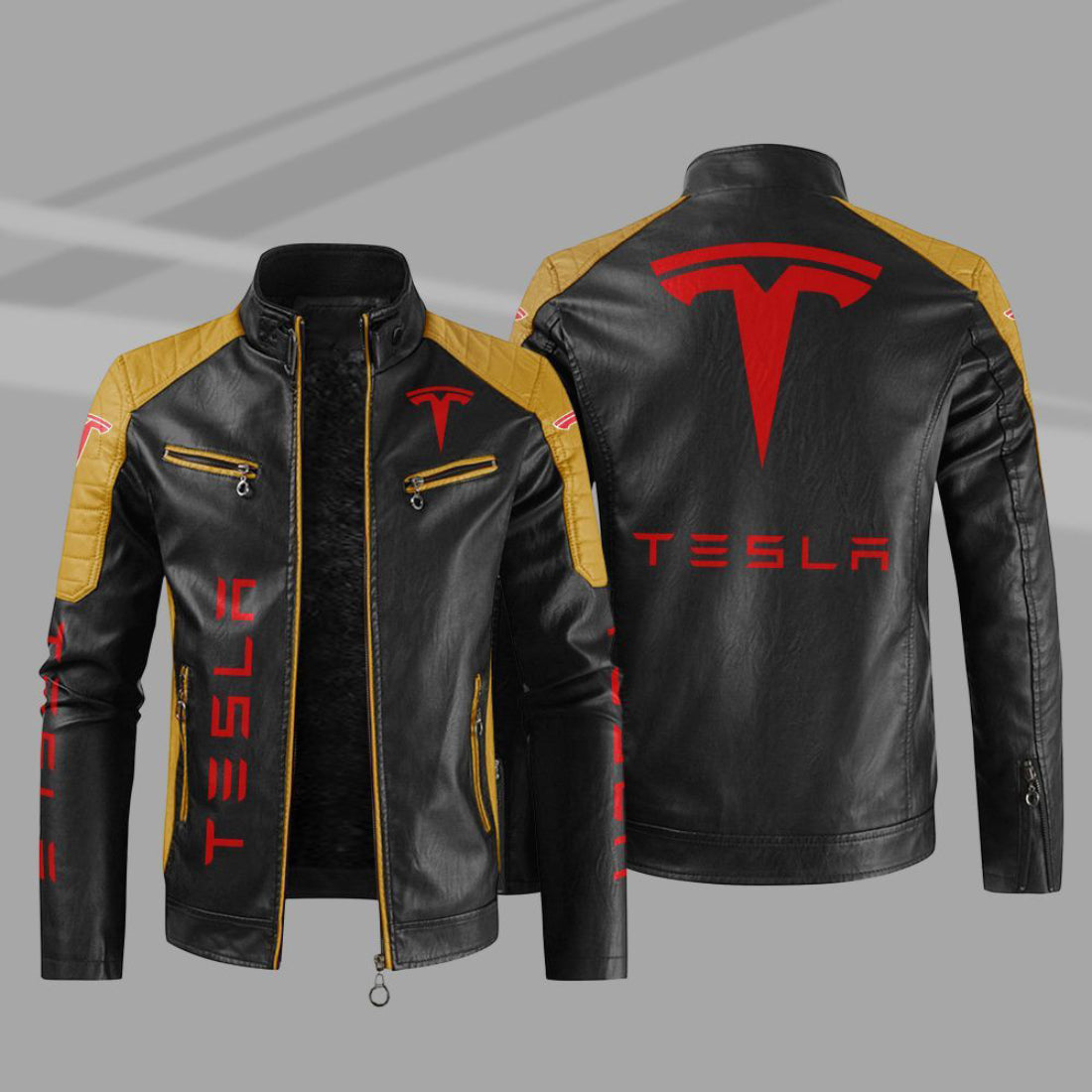 Tesla Jacket Tesla Sport Leather Jacket V48