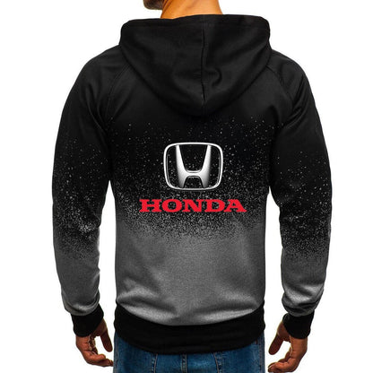 Honda Hoodie Honda Hooded Sweatshirt Gradient Color V29