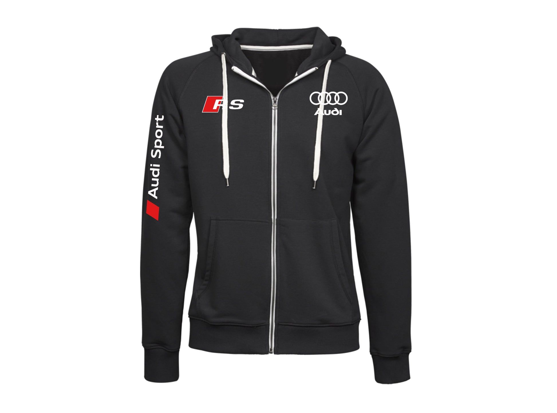 Audi Contrast Zipper Hoodie