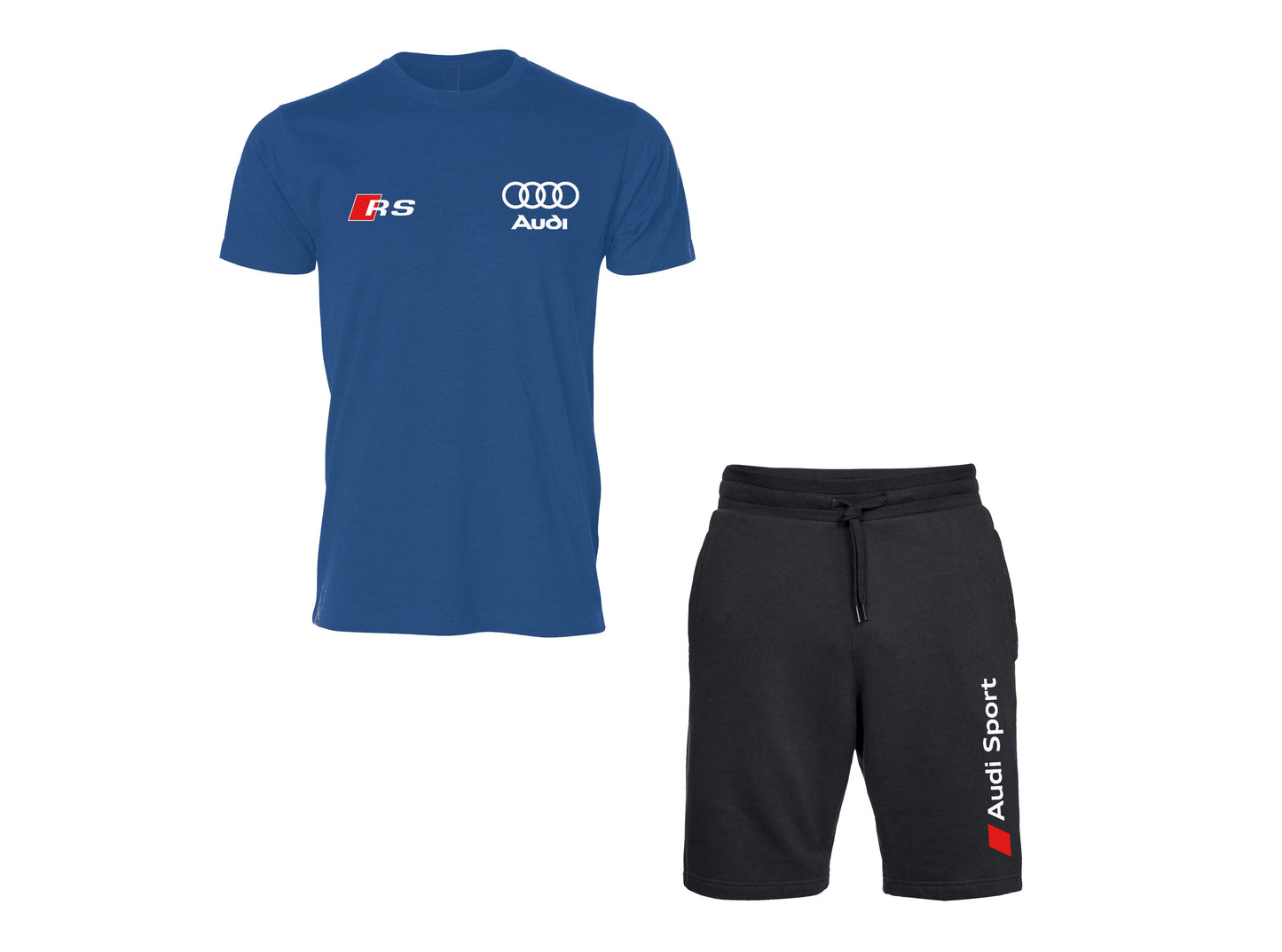 Audi Contrast T-Shirt and Shorts Set