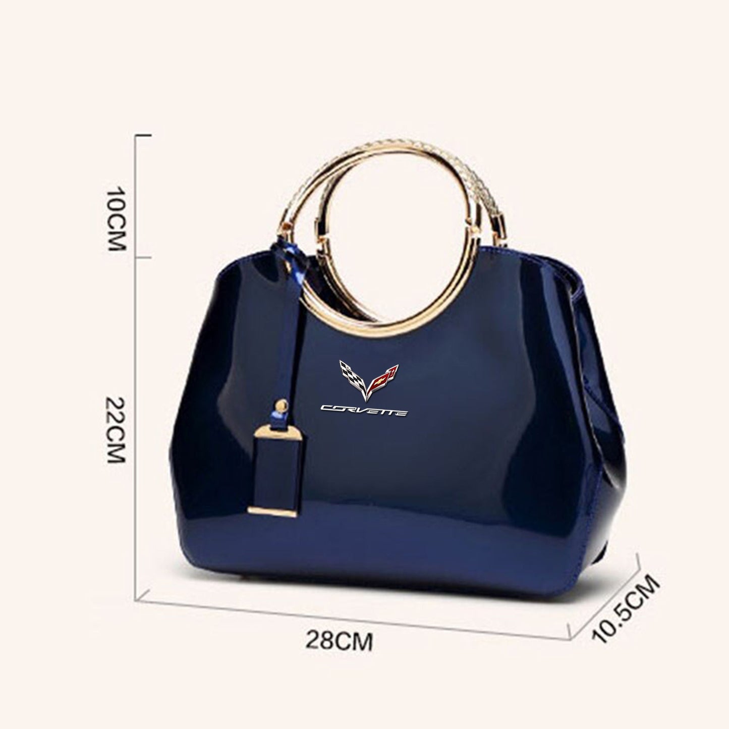 Corvette Deluxe Women Handbag With Free Matching Wallet-bag-Driver Apparel-Driversapparel.com