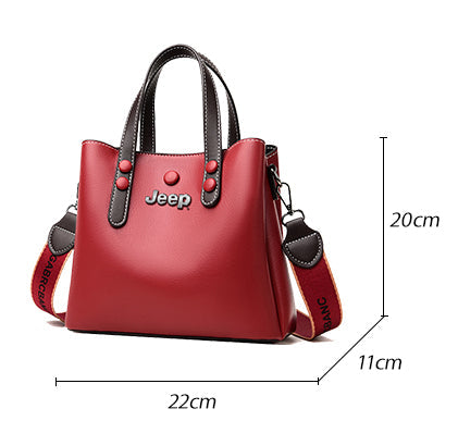 Jeep 2023 New Arrival Women’s Handbag-bag-Driver Apparel-Red-Driversapparel.com