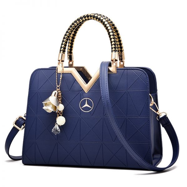 Mercedes Spring Women&#8217;s Handbag-bag-Driver Apparel-Navy-Driversapparel.com