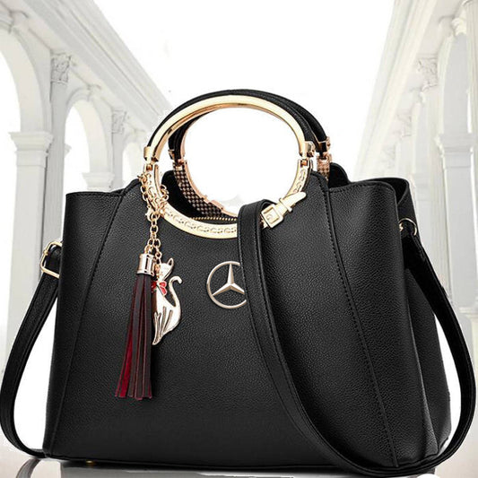 Mercedes Superior Summer Women&#8217;s Handbag-bag-Driver Apparel-Beige-Driversapparel.com