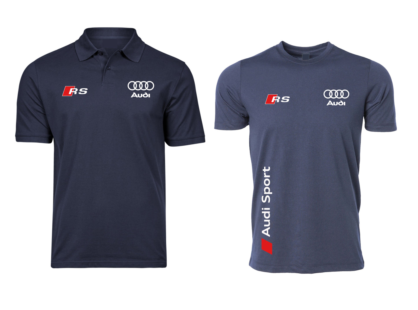 Audi Half Sleeves T-Shirts Set