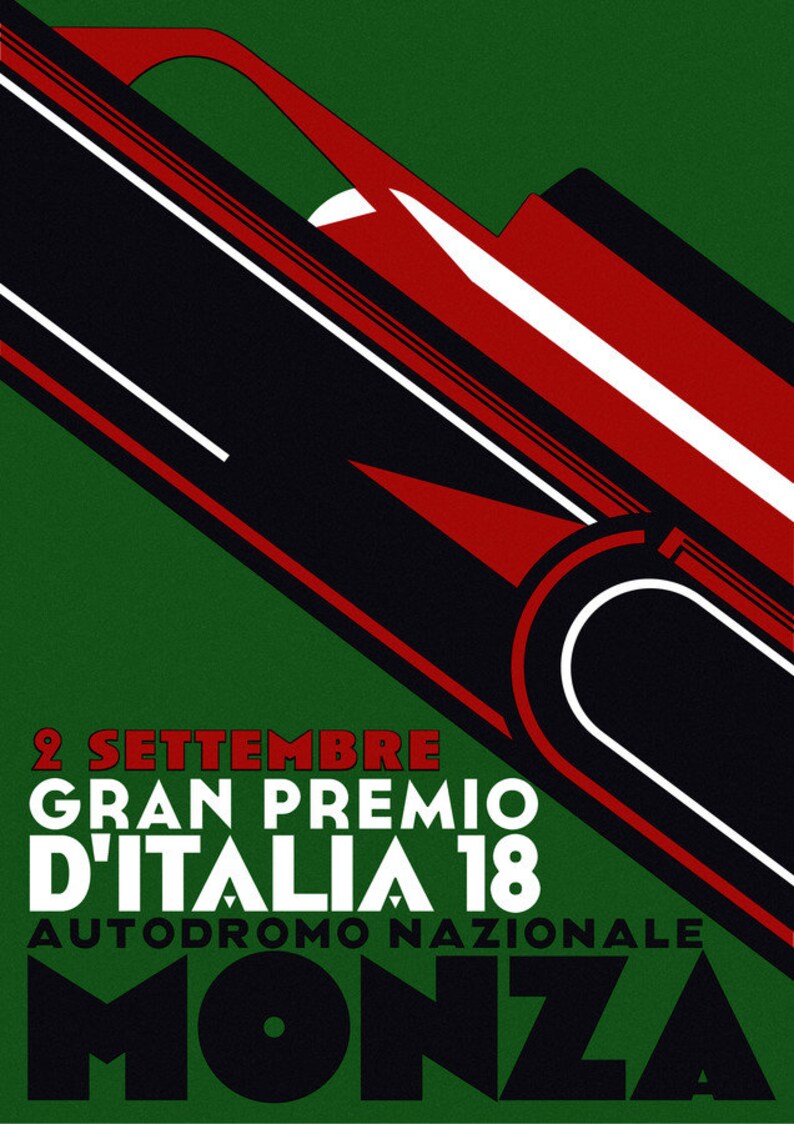 Art Deco F1 Prints: All 9 A5 2018 Season Posters