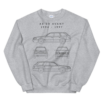 Minimalist Blueprint Sweatshirt_driver_apparel_drivi.store