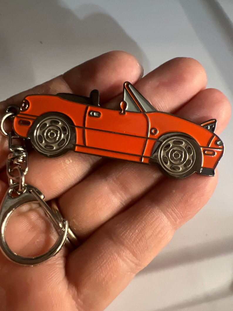 NA Miata Mk1 MX5 Keychains with BBS Wheels (6 Colors)_driver_apparel_drivi.store