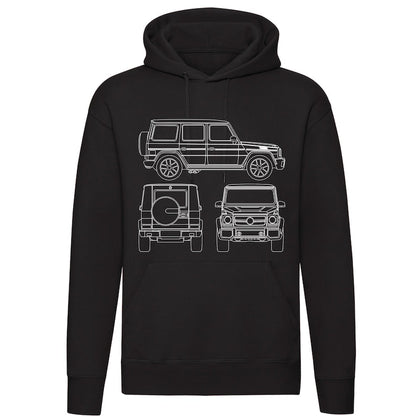 Lineart Mercedes G-Wagon Hoodie