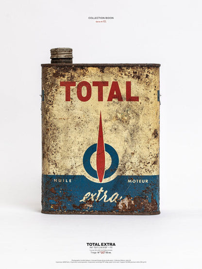 Vintage Oil Can Poster: Automotive Enthusiast's Delight