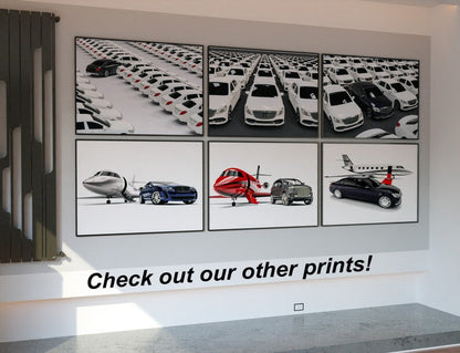 Luxury Digital Wall Art: Elevate Your Home with Automotive Style