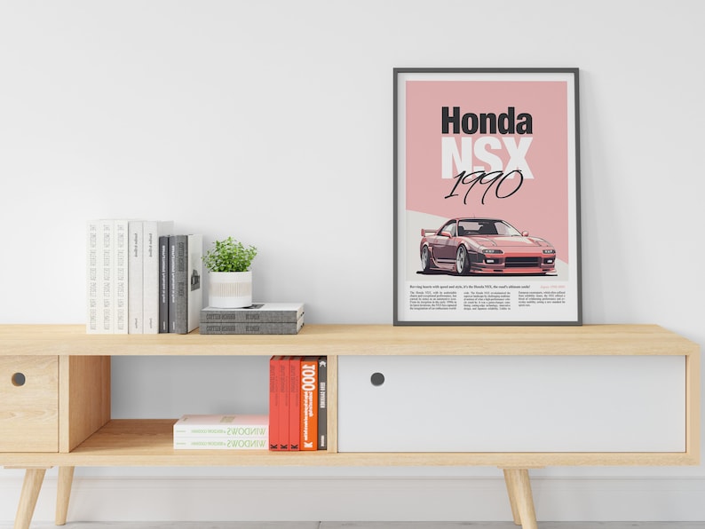 Minimalist Honda NSX Digital Prints_driver_clothing_drivi.store